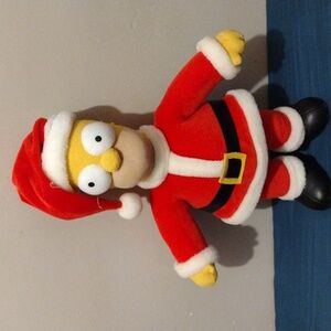 Santa Homer Simpson Stuff toy
